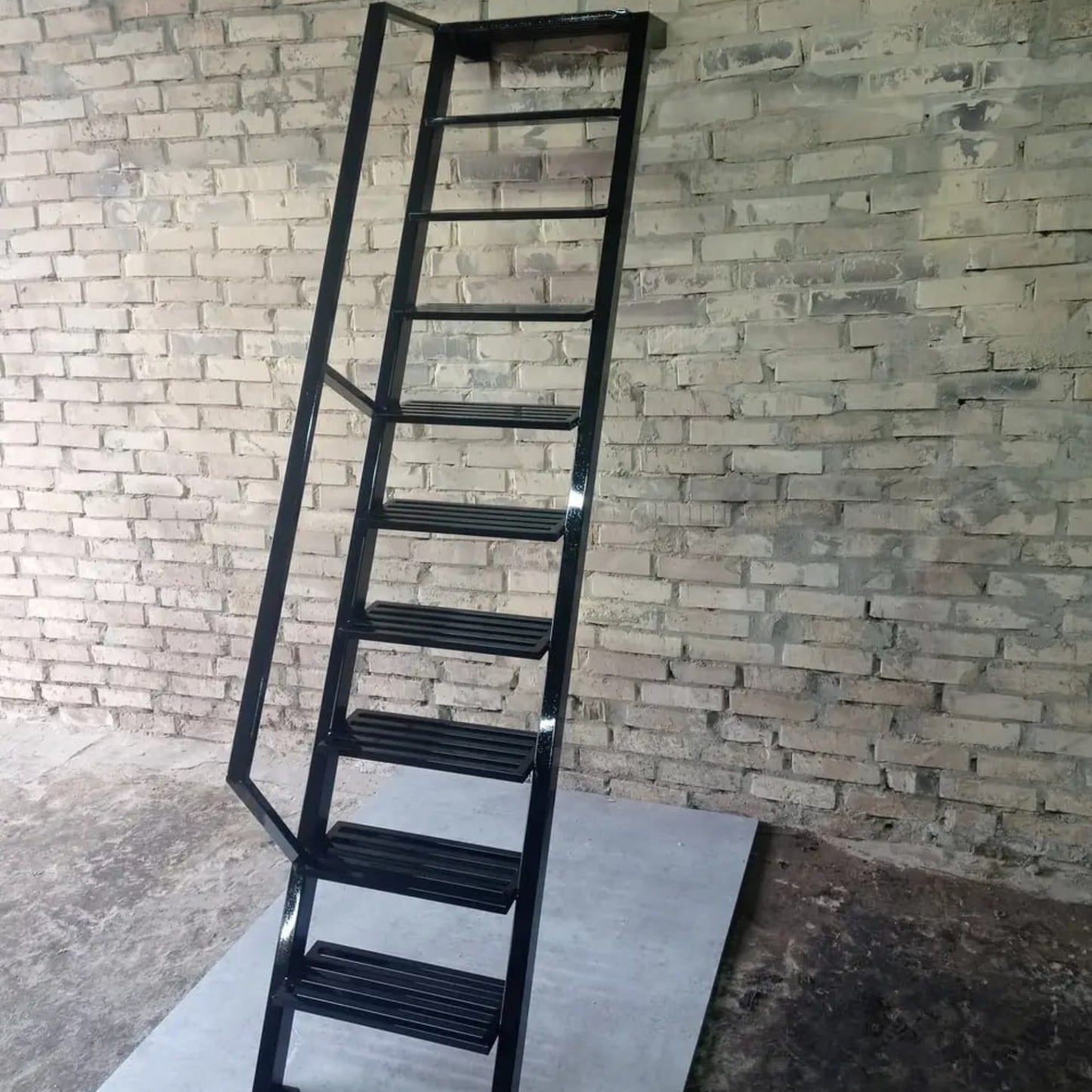 Custom Steel Ladder with Aluminum Steps