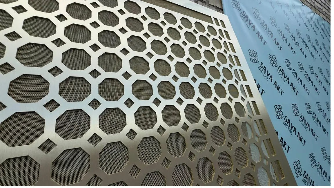 Fully customized PURE BRASS Air Grilles 1mm thick flat (without rear frame)