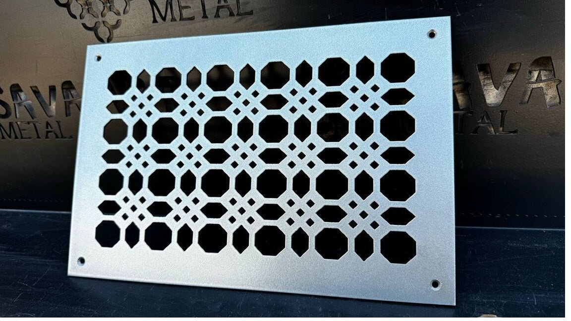 Handgefertigte flache Metall-Lüftungsgitter