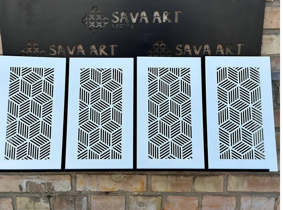 Einzigartige flache Luftkanalpaneele aus Metall