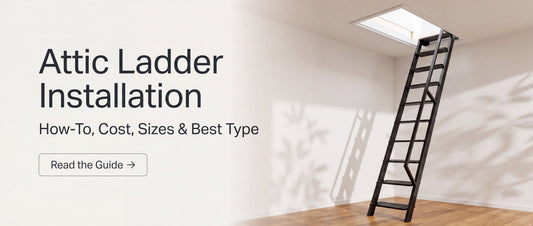 Attic Ladder Installation: How-To, Cost, Sizes & Best Type