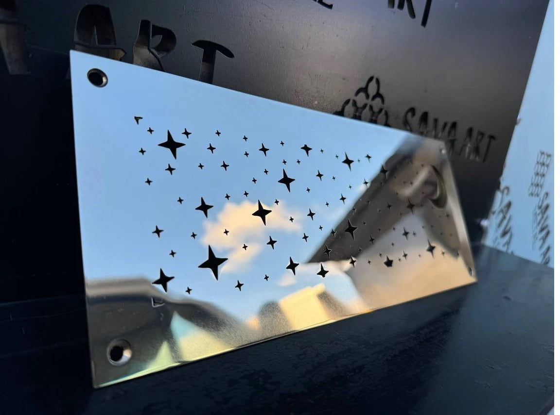 Fully customized PURE BRASS Air Grilles 1mm thick flat (without rear frame)