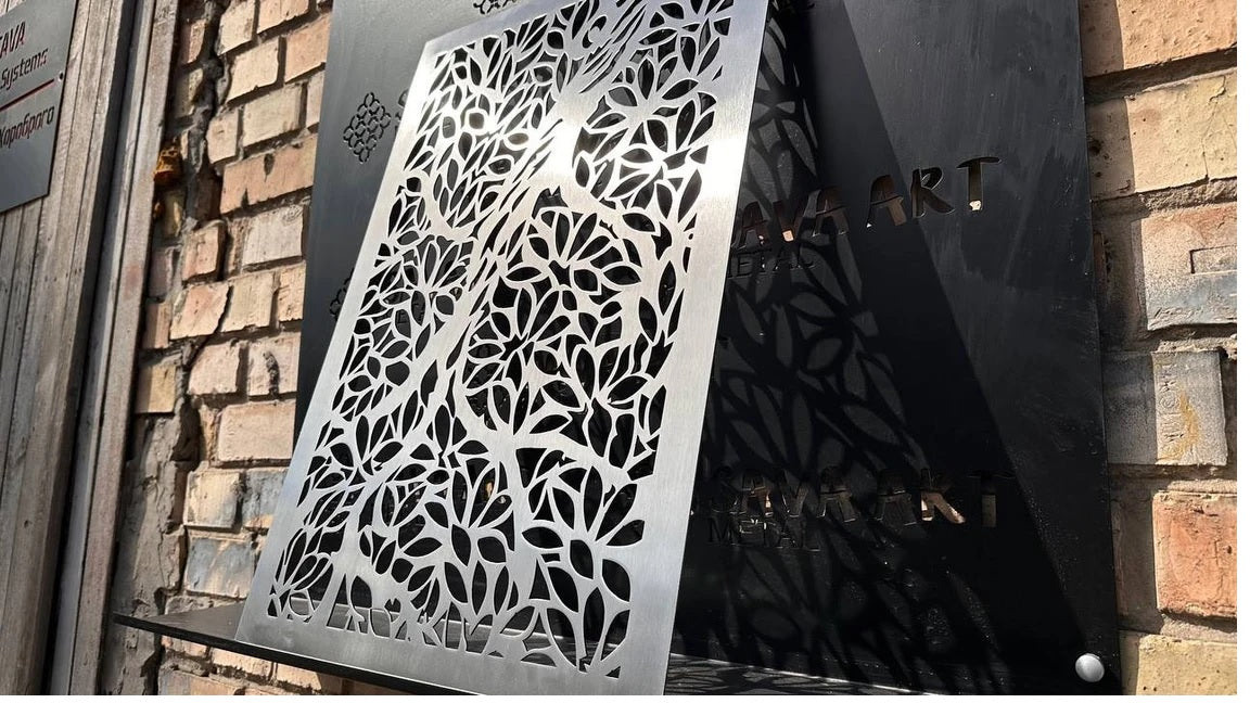 Fully customized STAINLESS STEEL Air Grilles 1mm thick flat (without rear frame)