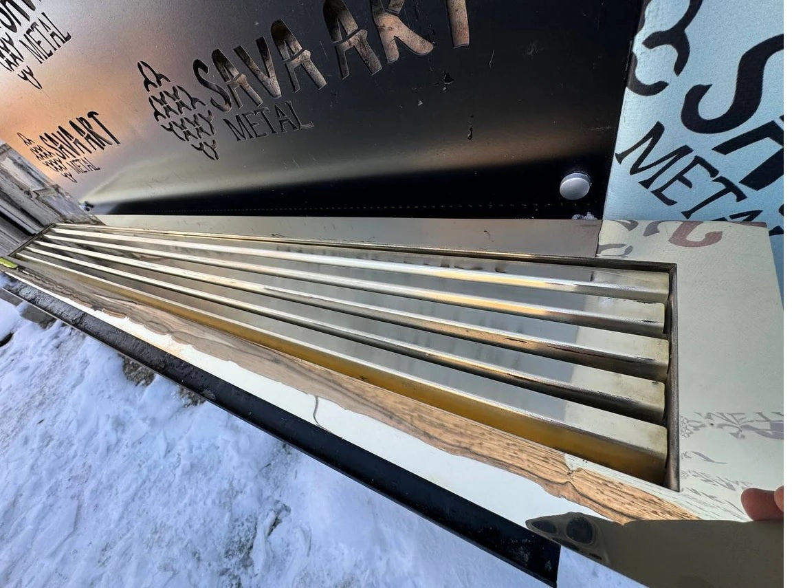 Artisan Brass HVAC Diffusers - Custom Metal Panels