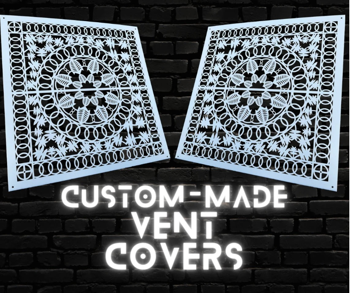 Unique Metal Flat HVAC Grilles