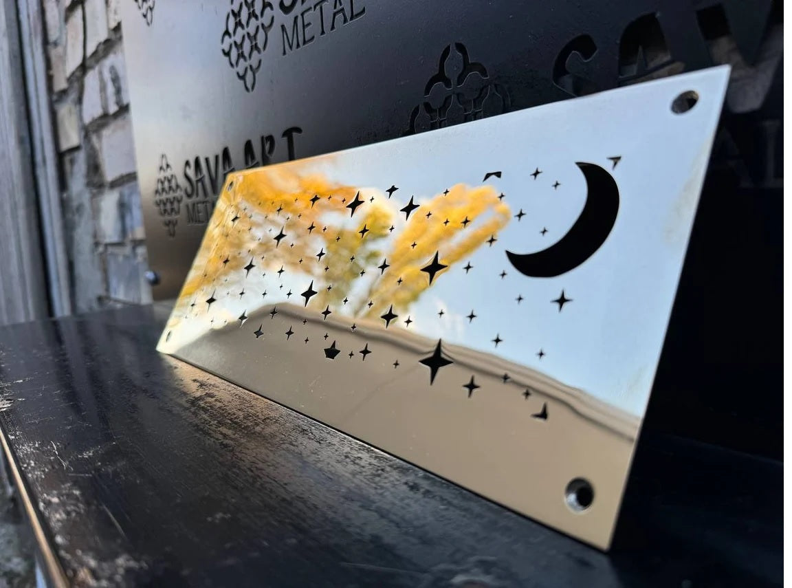 Fully customized PURE BRASS Air Grilles 1mm thick flat (without rear frame)