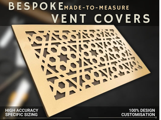 Maßgefertigte flache Lüftungsöffnung aus Metall