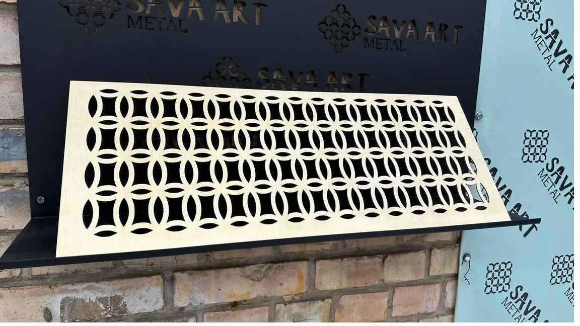 Fully Customized 1mm Brass HVAC Grilles (Style)
