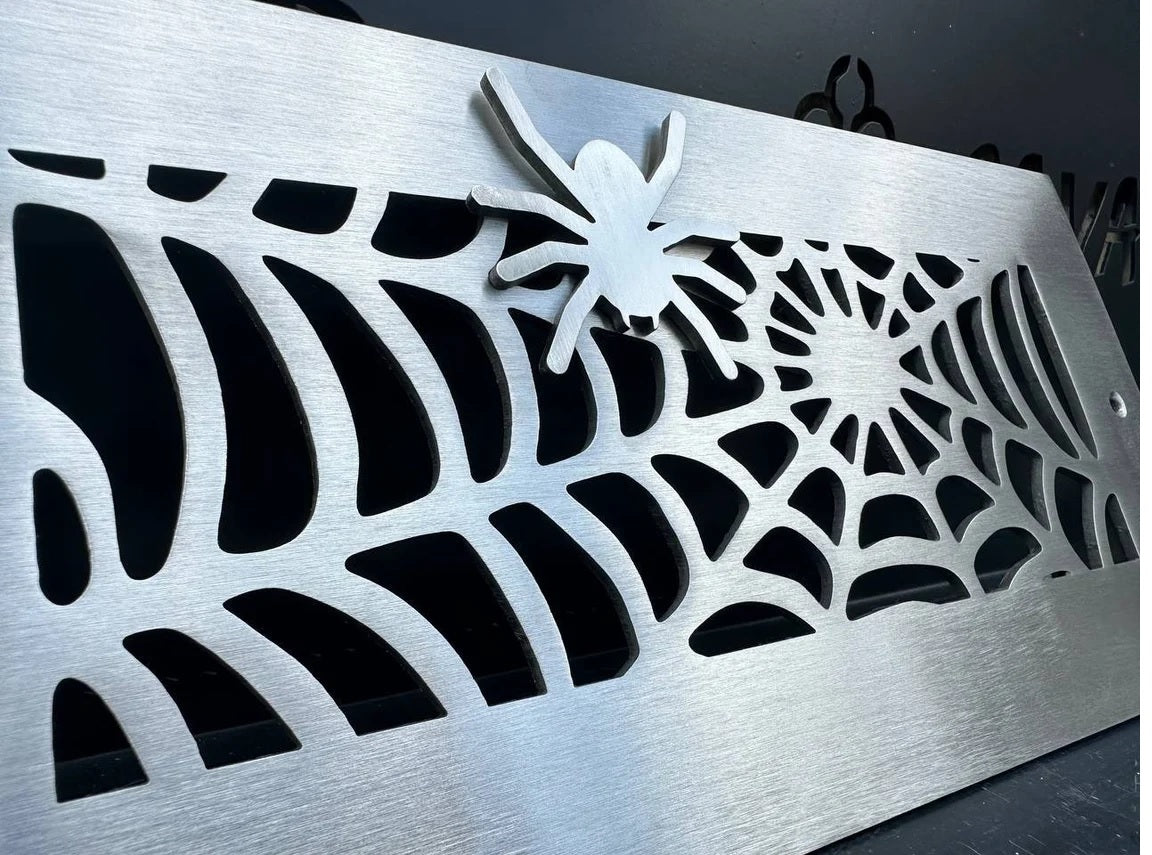 Fully customized STAINLESS STEEL Air Grilles 1mm thick flat (without rear frame)