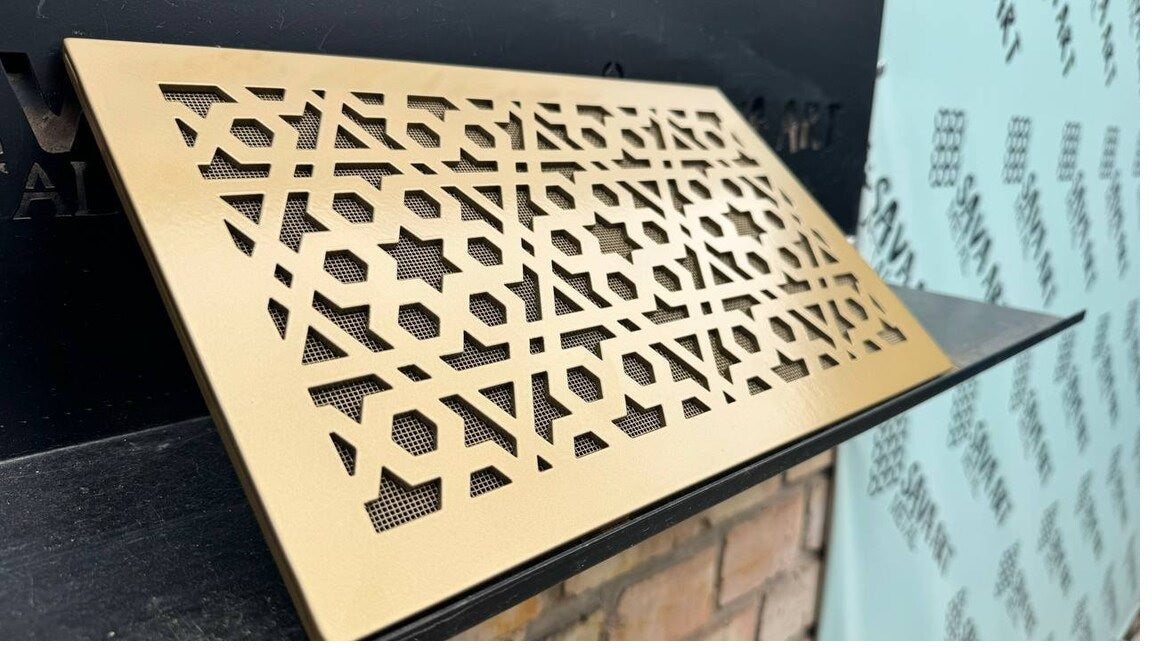 Maßgefertigte flache Lüftungsöffnung aus Metall