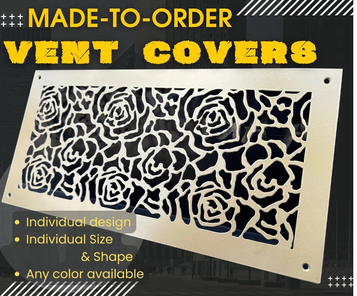 Custom Metal HVAC Registers