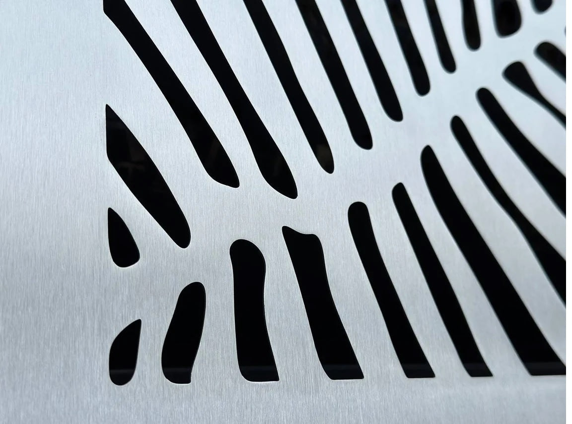 Fully customized STAINLESS STEEL Air Grilles 1mm thick flat (without rear frame)