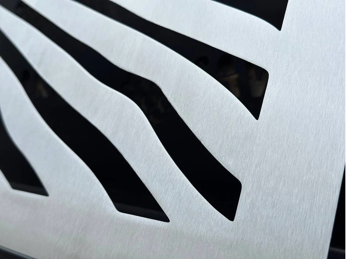 Fully customized STAINLESS STEEL Air Grilles 1mm thick flat (without rear frame)