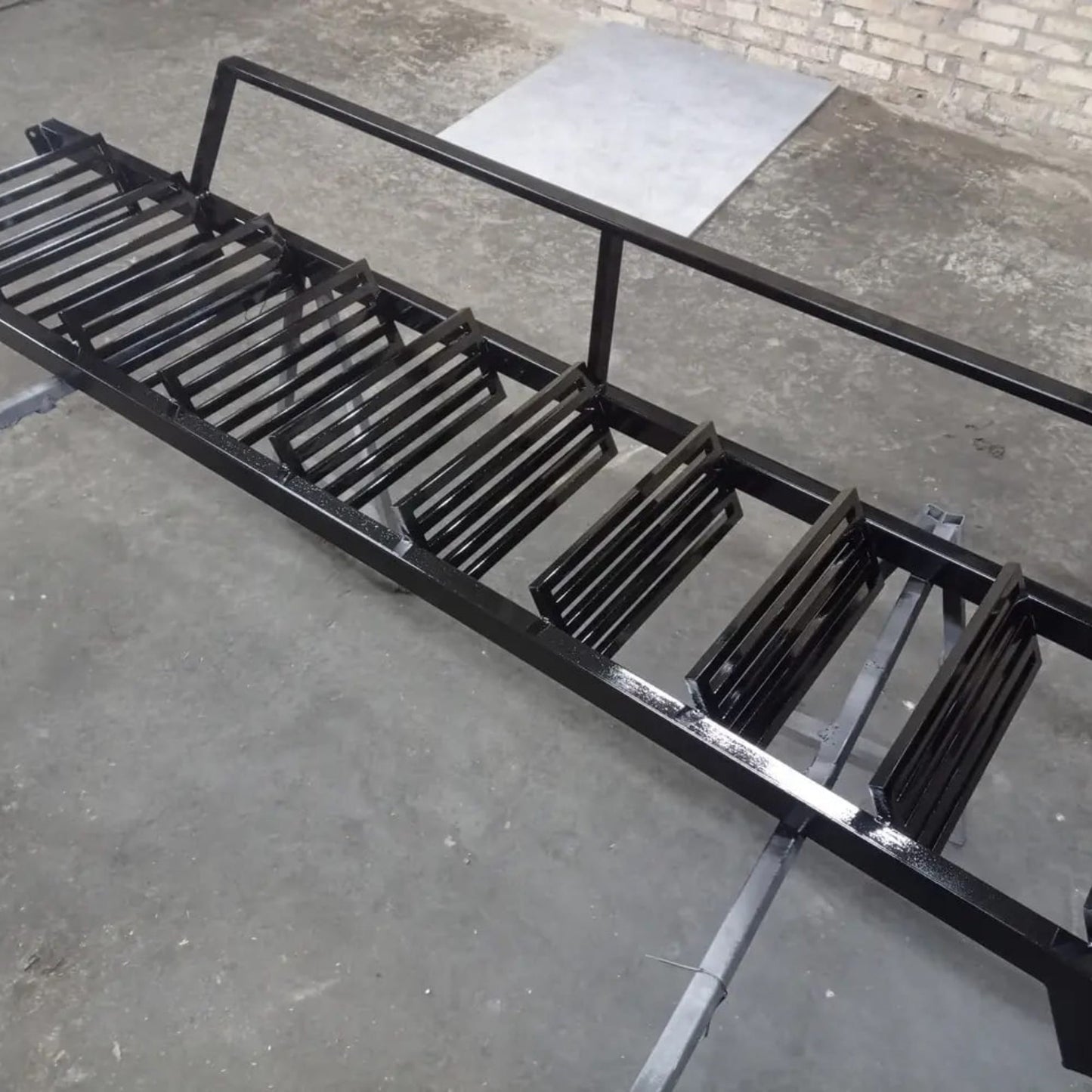 Custom Steel Ladder with Aluminum Steps