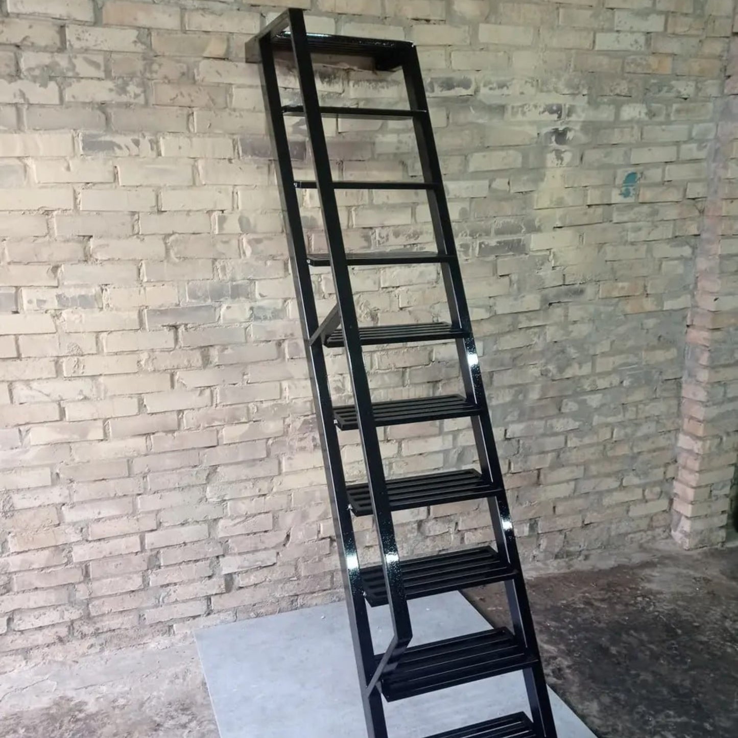 Custom Steel Ladder with Aluminum Steps