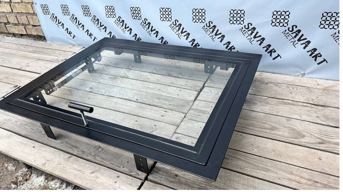Unique Glass Floor Access Panel