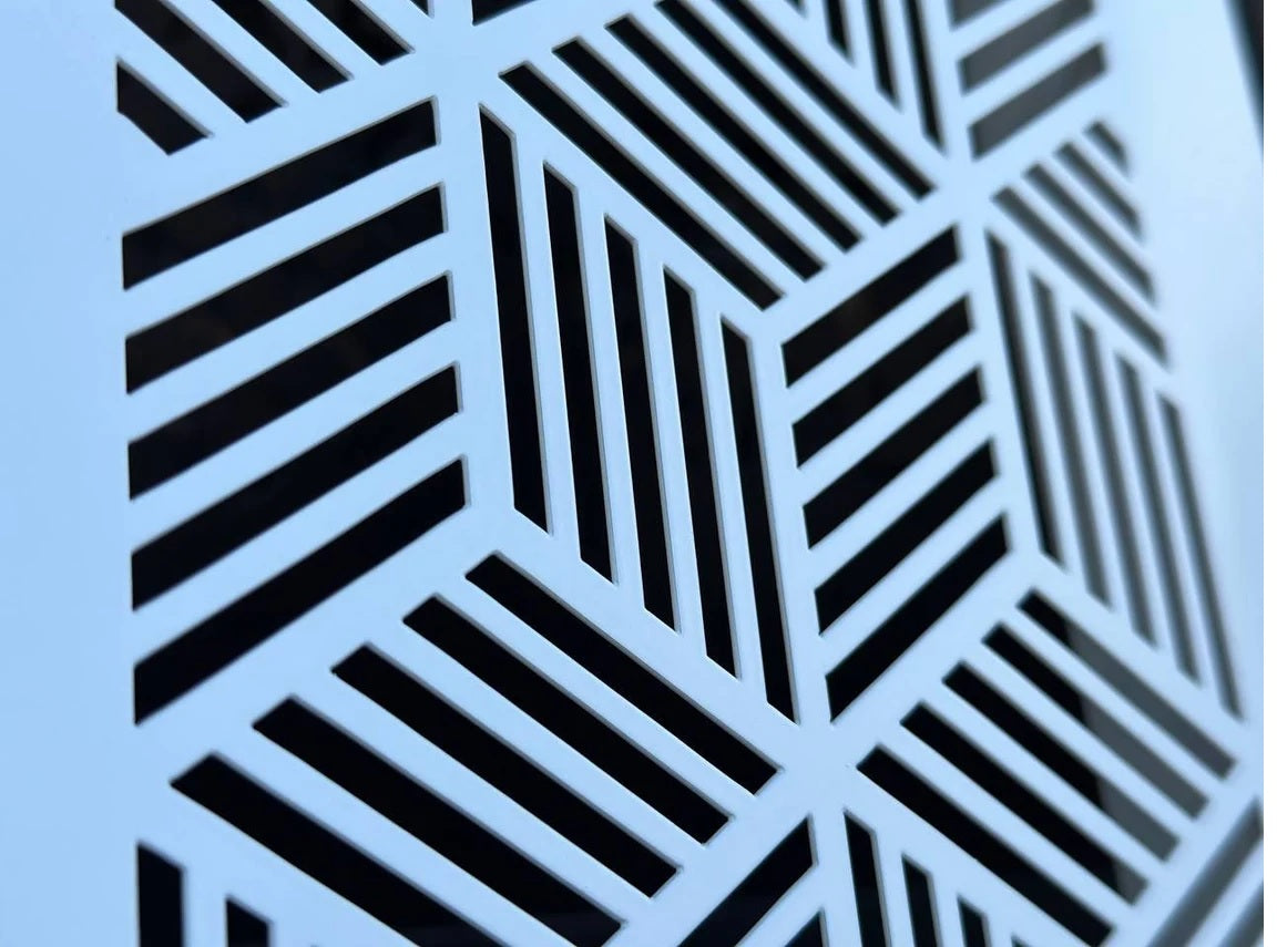 Einzigartige flache Luftkanalpaneele aus Metall