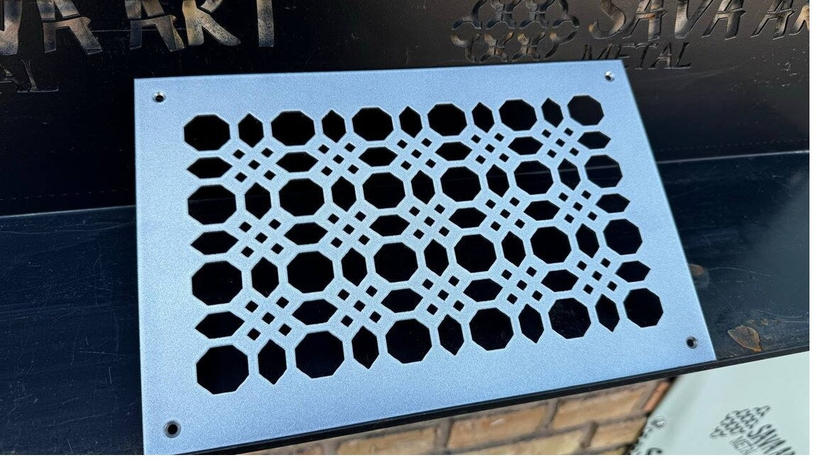Handgefertigte flache Metall-Lüftungsgitter