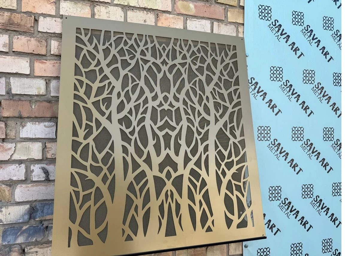 Custom-Built Metal Ventilation Grilles