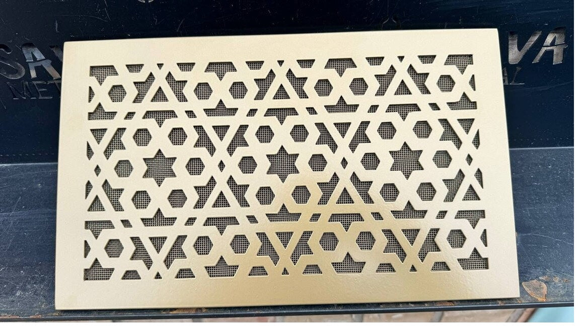 Maßgefertigte flache Lüftungsöffnung aus Metall