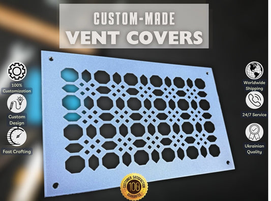 Handgefertigte flache Metall-Lüftungsgitter