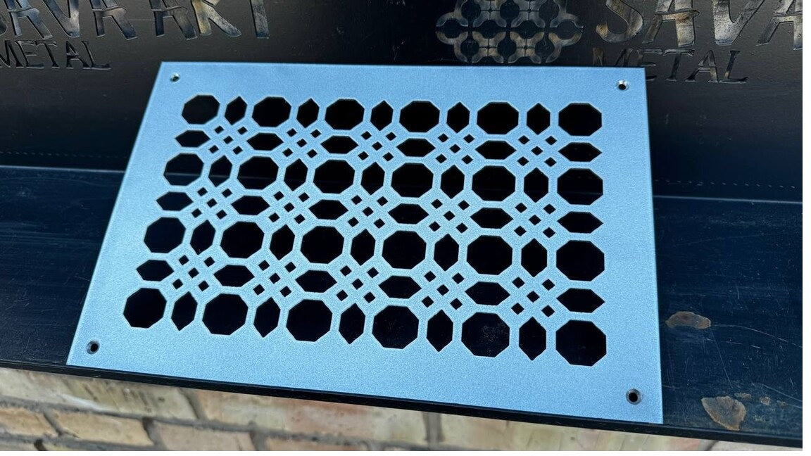 Handgefertigte flache Metall-Lüftungsgitter