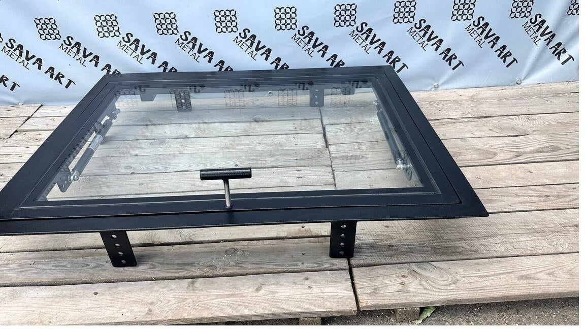 Unique Glass Floor Access Panel