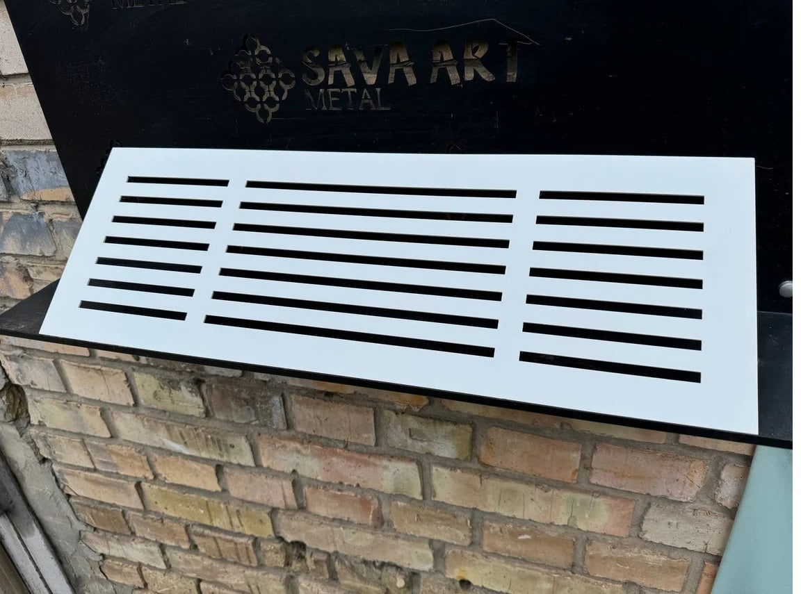 Bespoke Metal Flat Ventilation Grilles 1mm thick Steel