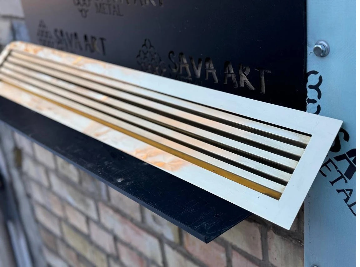 Artisan Brass HVAC Diffusers - Custom Metal Panels