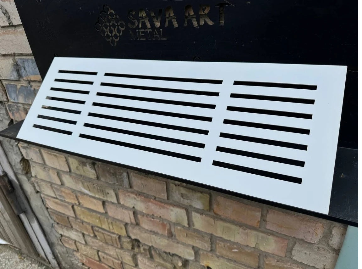 Bespoke Metal Flat Ventilation Grilles 1mm thick Steel