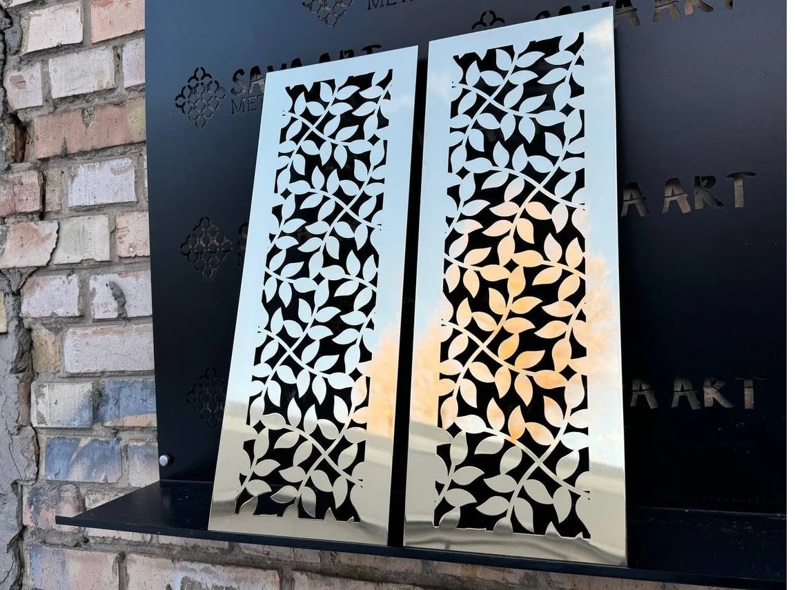 Fully customized PURE BRASS Air Grilles 1mm thick flat (without rear frame)