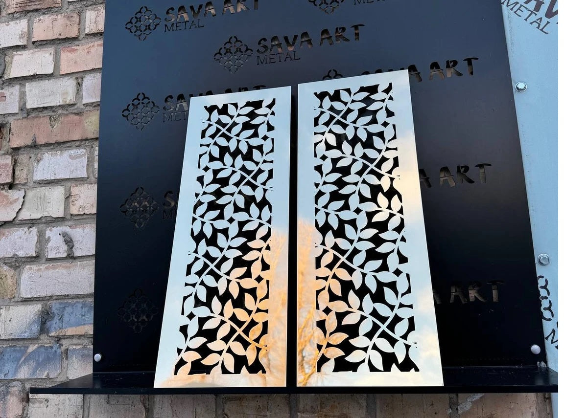 Fully customized PURE BRASS Air Grilles 1mm thick flat (without rear frame)