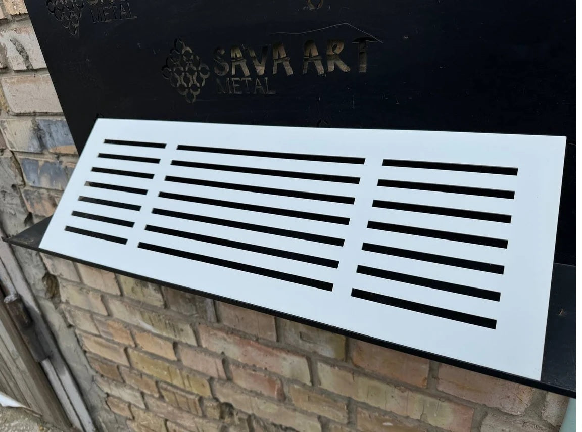 Bespoke Metal Flat Ventilation Grilles 1mm thick Steel