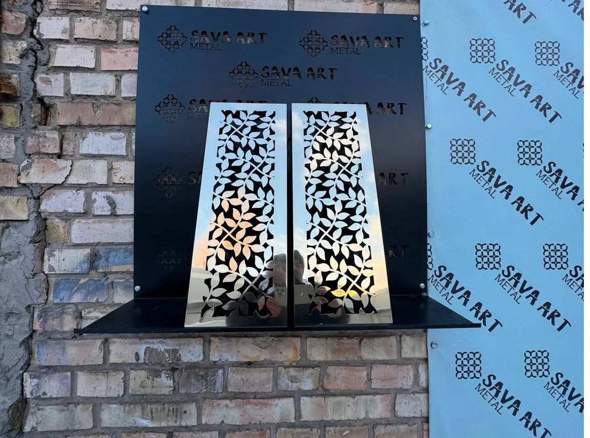 Fully customized PURE BRASS Air Grilles 1mm thick flat (without rear frame)