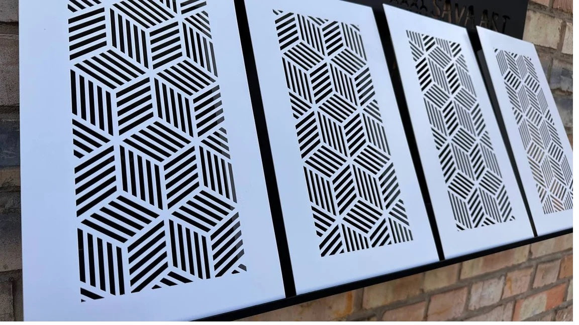 Einzigartige flache Luftkanalpaneele aus Metall