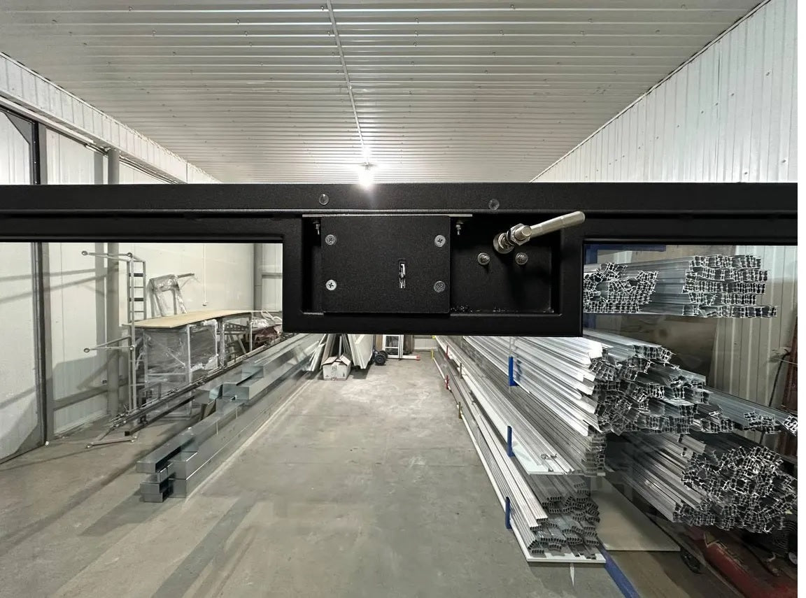 Made-to-order bespoke Glass Floor Door with Key lock system