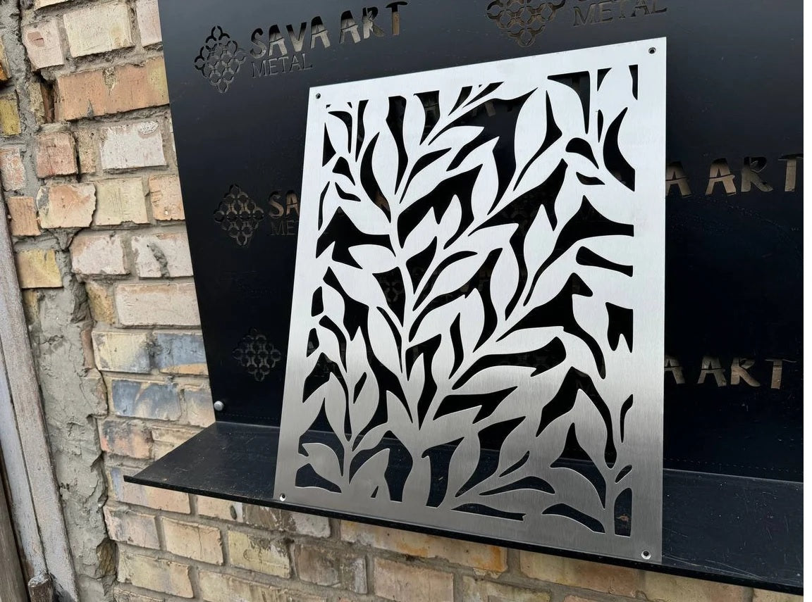 Fully customized STAINLESS STEEL Air Grilles 1mm thick flat (without rear frame)