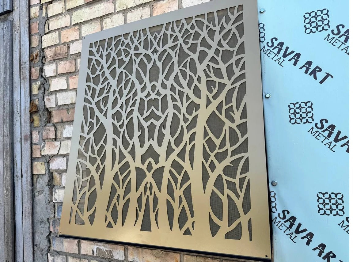 Custom-Built Metal Ventilation Grilles