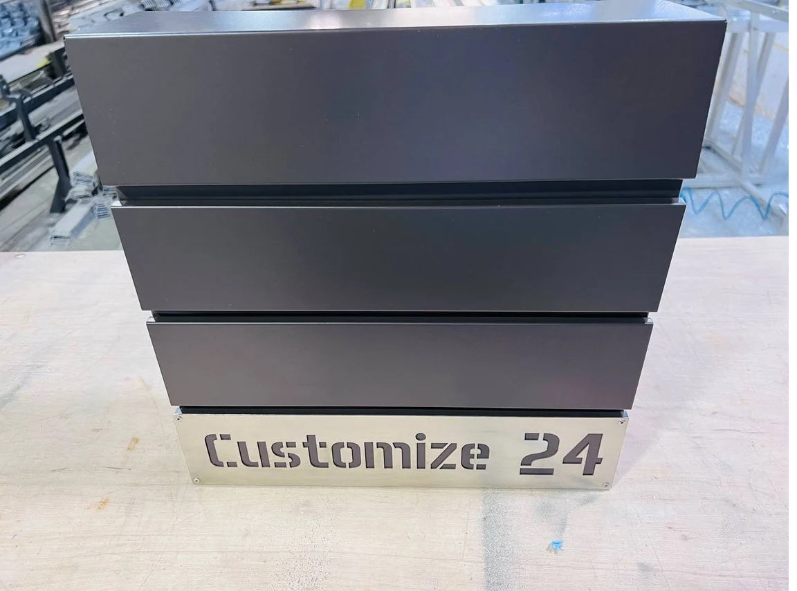 Maßgefertigter Wandbriefkasten