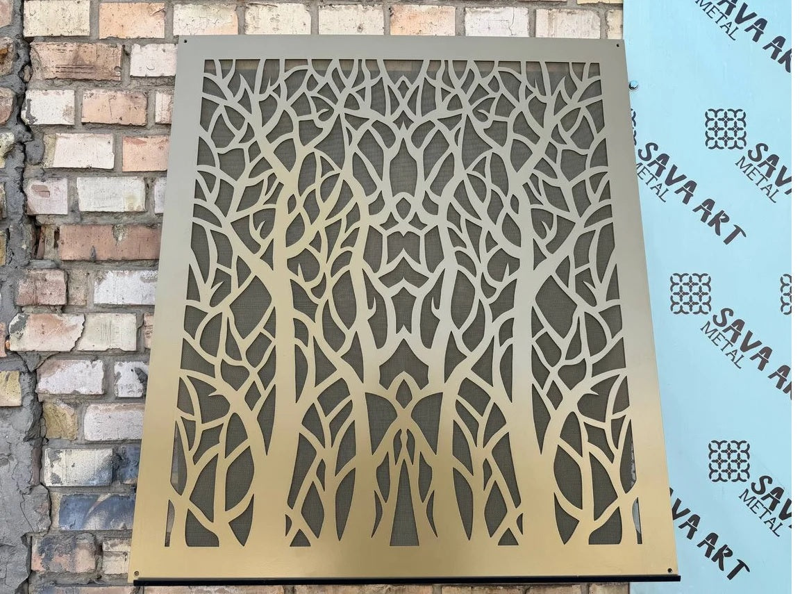 Custom-Built Metal Ventilation Grilles