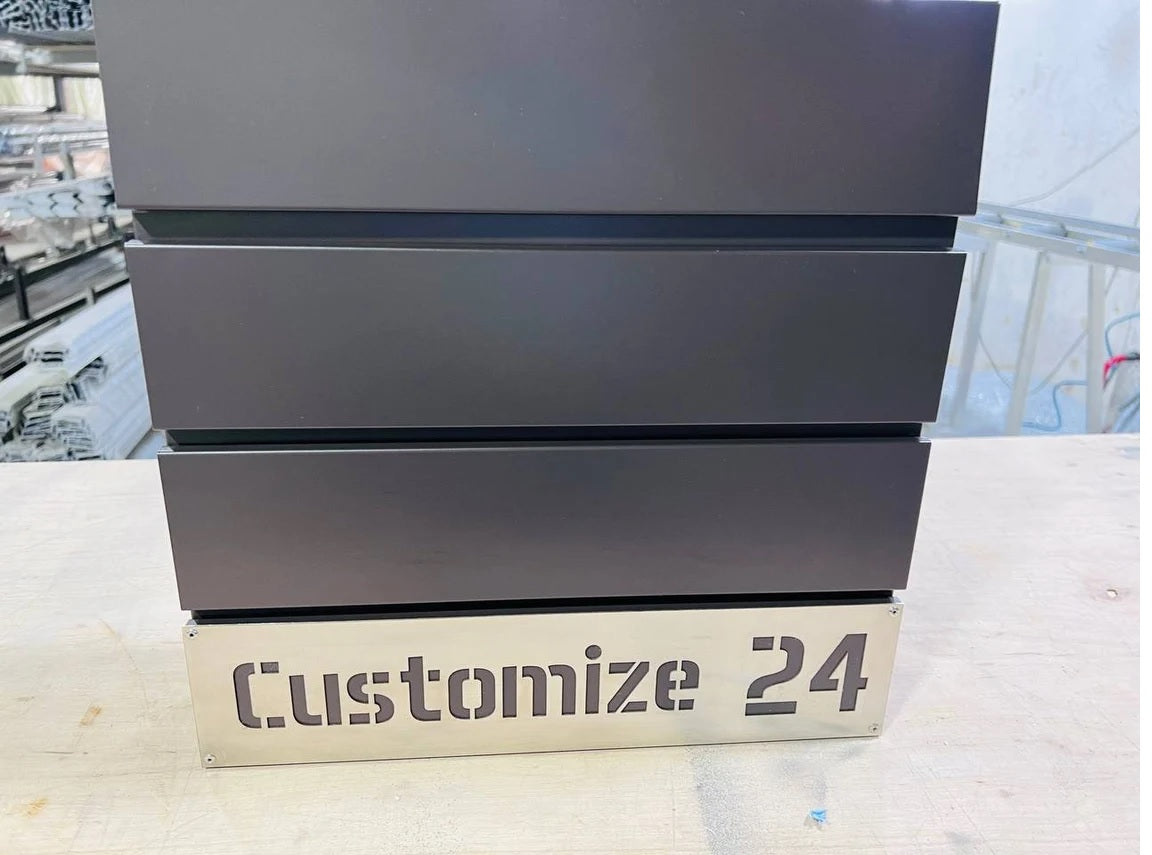 Maßgefertigter Wandbriefkasten