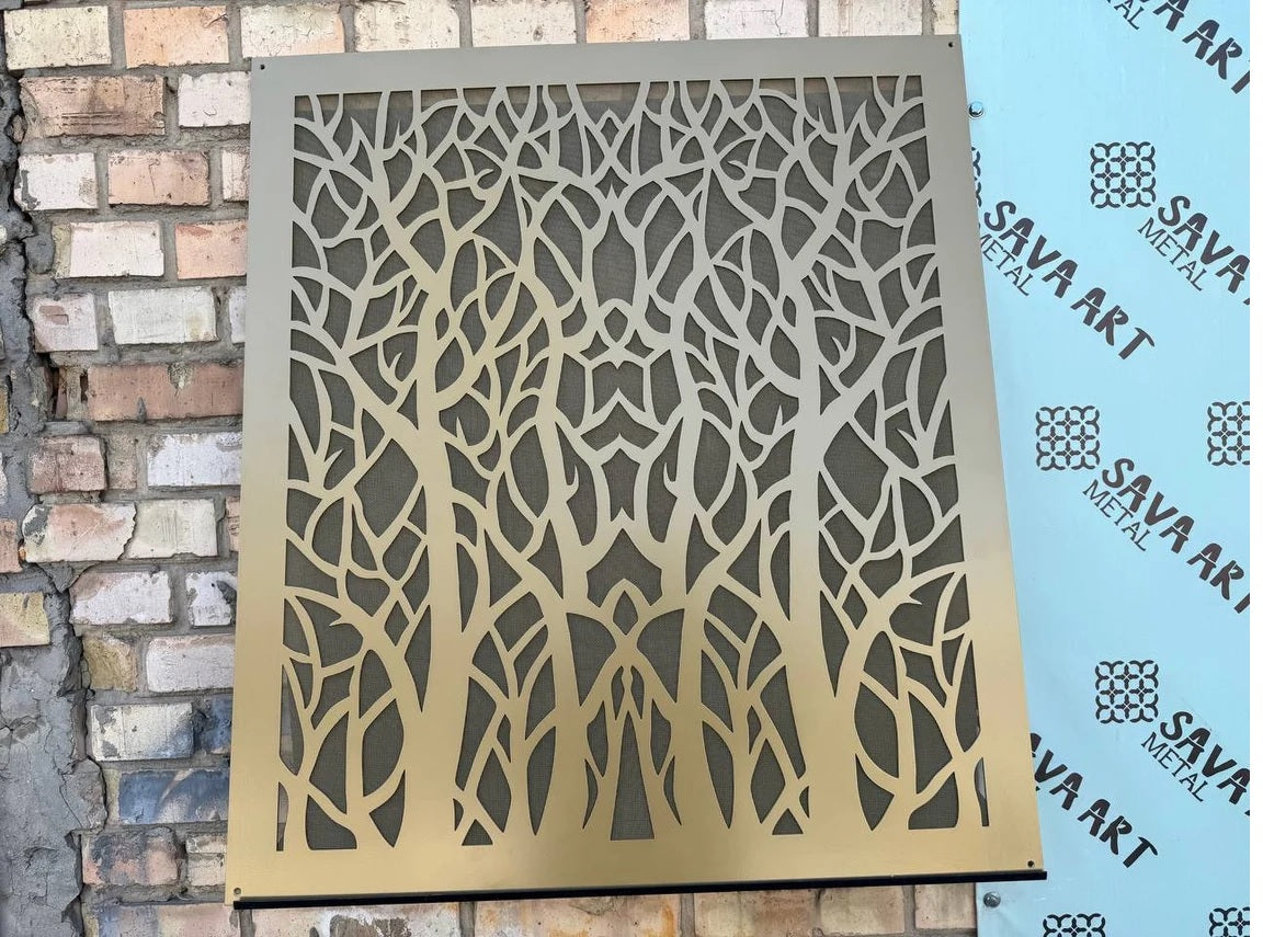Custom-Built Metal Ventilation Grilles