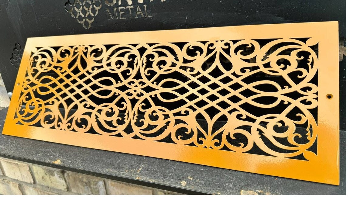 Handgefertigte flache Metall-Lüftungskanalplatten