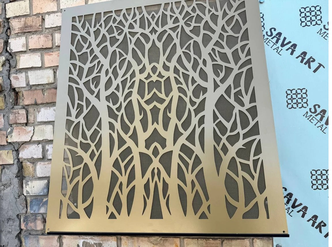 Custom-Built Metal Ventilation Grilles
