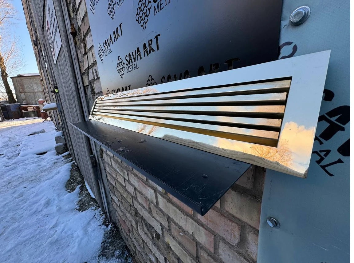 Artisan Brass HVAC Diffusers - Custom Metal Panels