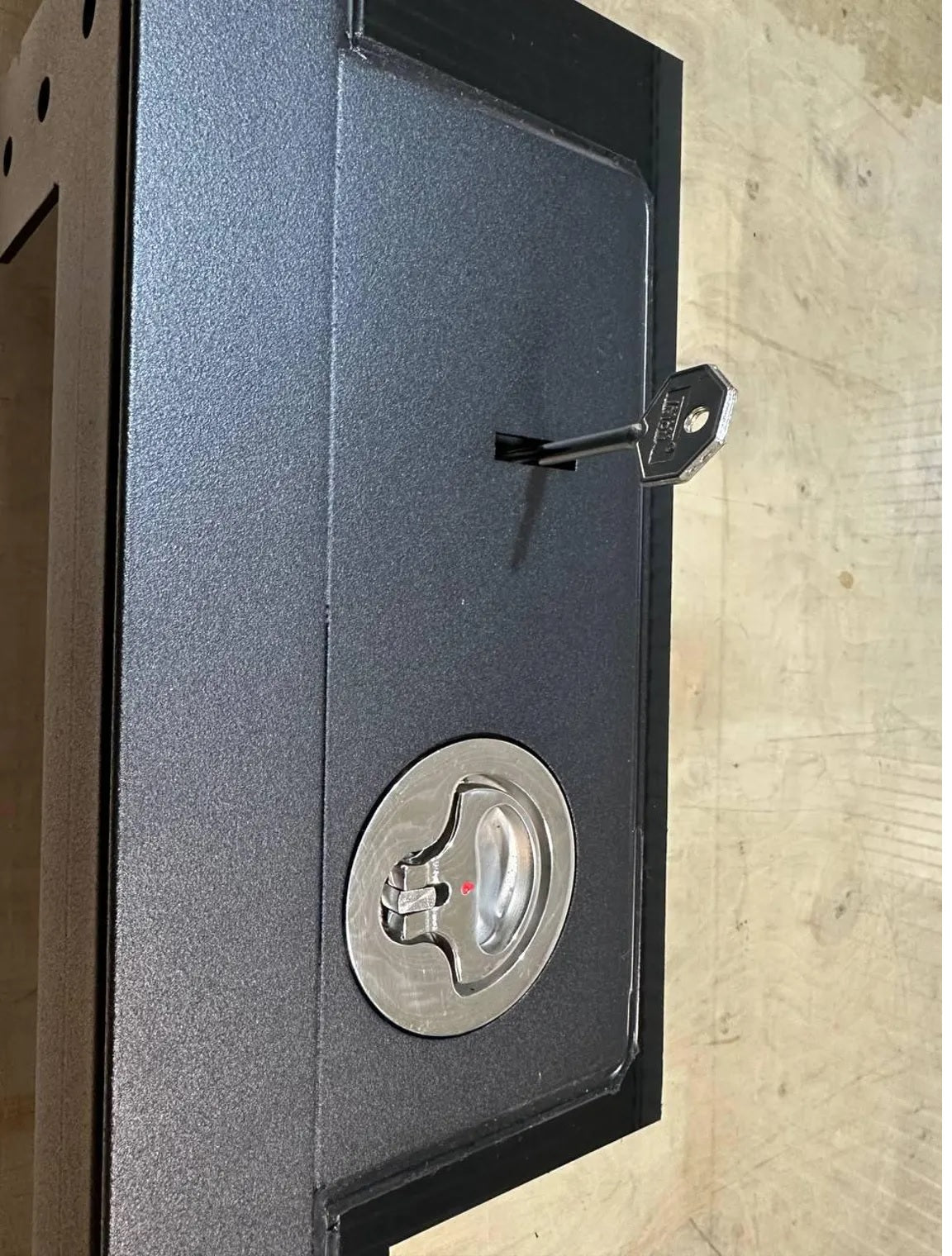 Made-to-order bespoke Glass Floor Door with Key lock system