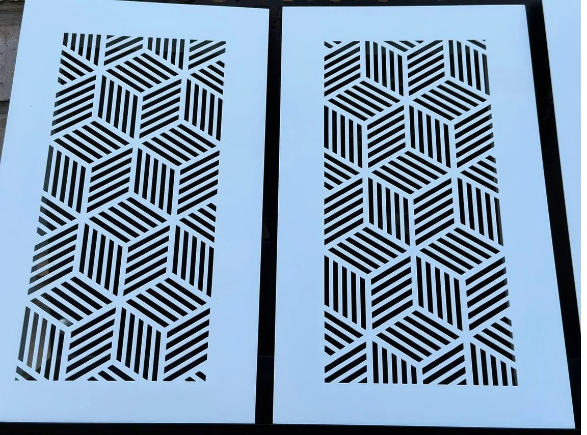 Einzigartige flache Luftkanalpaneele aus Metall