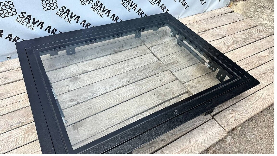 Unique Glass Floor Access Panel