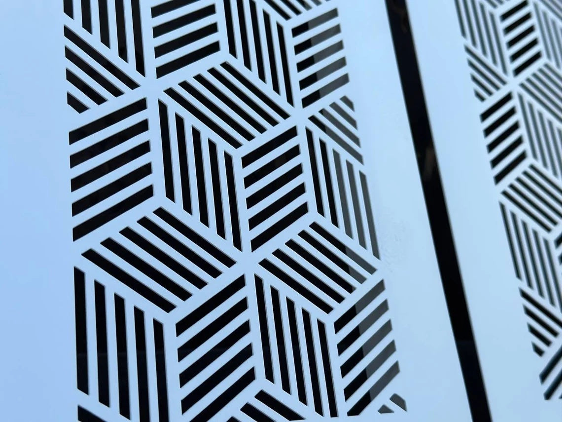 Einzigartige flache Luftkanalpaneele aus Metall